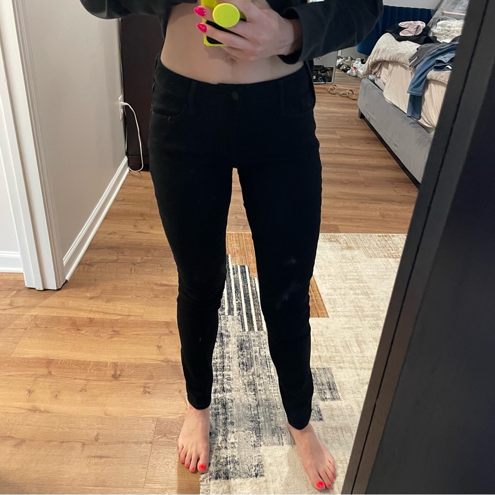 Old Navy Rockstar Super Skinny black jeans-Long length